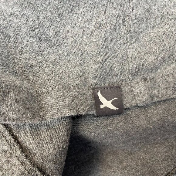 Eddie Bauer Mens Henley Shirt 2XL Gray Legendwash Cotton Comfortable Long Sleeve - Picture 4 of 7